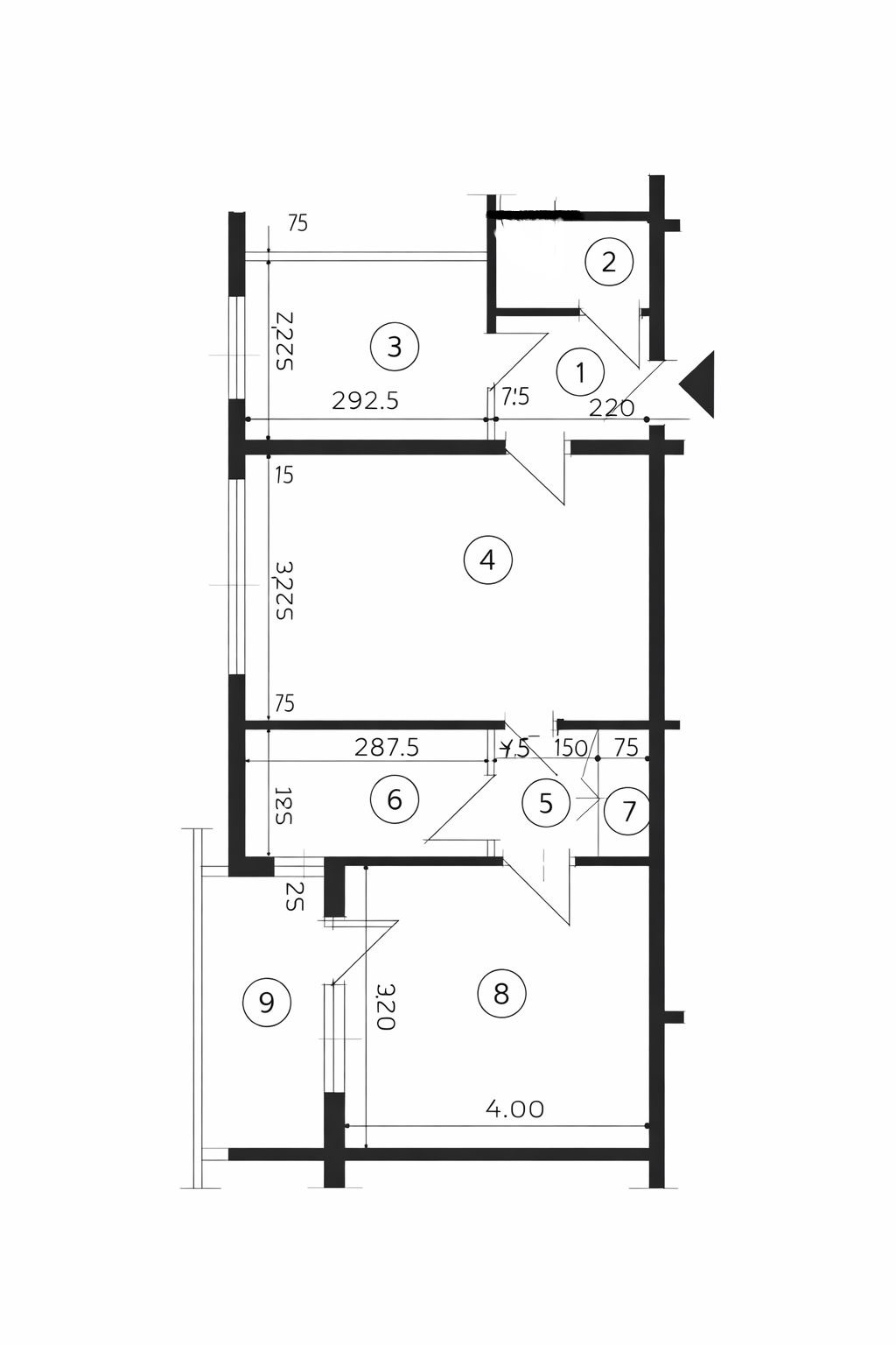 8_DE ÎNCHIRIAT – Apartament cu 2 camere - 350€/ lună 