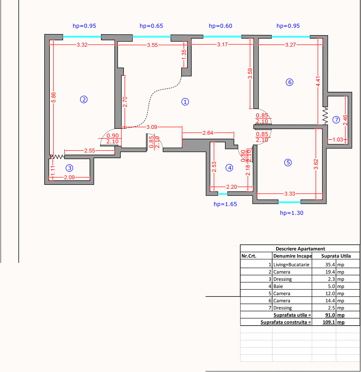 9_Apartament cu 4 camere - zona Centrala - Mansarda - 104.900 €