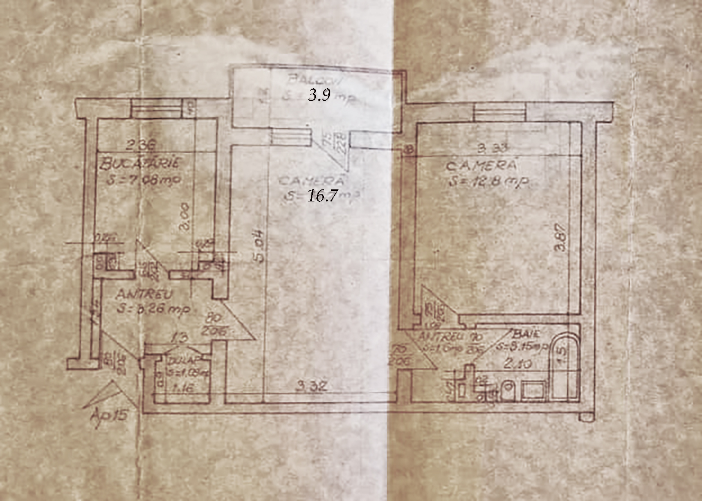 8_Ap. 2 camere - complet renovat - Rogerius - Etaj 3 - IMOBIHOR 